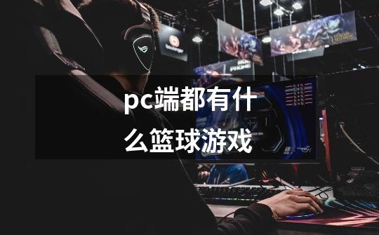 pc端都有什么篮球游戏-第1张-游戏资讯-一震网