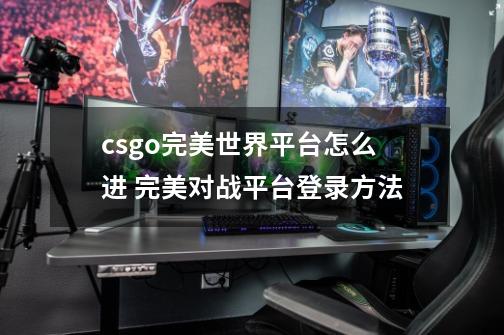 csgo完美世界平台怎么进 完美对战平台登录方法-第1张-游戏资讯-一震网