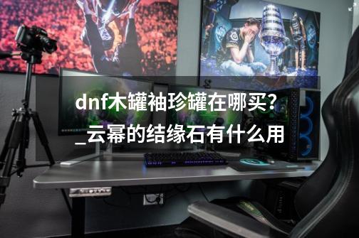 dnf木罐袖珍罐在哪买？_云幂的结缘石有什么用-第1张-游戏资讯-一震网