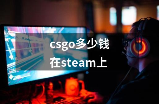 csgo多少钱在steam上-第1张-游戏资讯-一震网