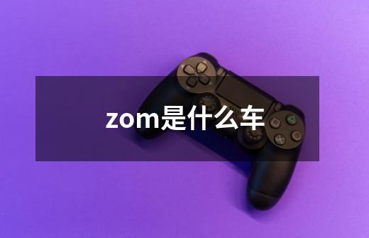 zom是什么车-第1张-游戏资讯-一震网