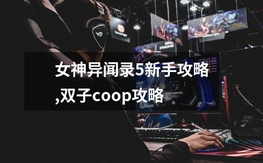 女神异闻录5新手攻略,双子coop攻略-第1张-游戏资讯-一震网