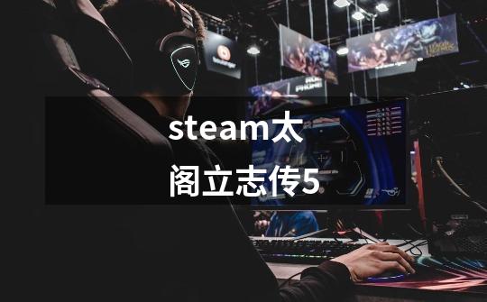 steam太阁立志传5-第1张-游戏资讯-一震网