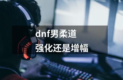 dnf男柔道强化还是增幅-第1张-游戏资讯-一震网