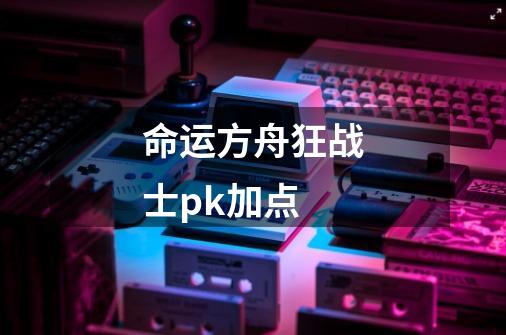 命运方舟狂战士pk加点-第1张-游戏资讯-一震网