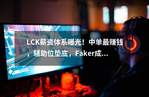 LCK薪资体系曝光！中单最赚钱，辅助位垫底，Faker成选手天花板-第1张-游戏资讯-一震网