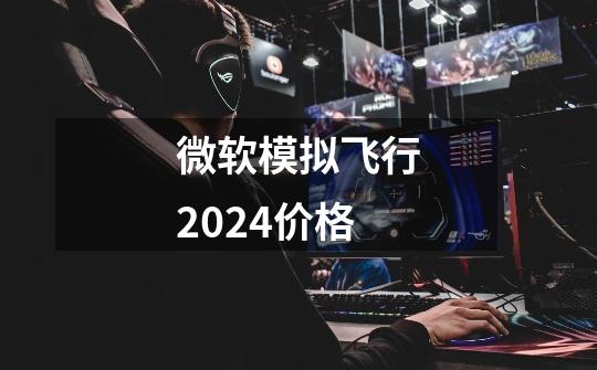 微软模拟飞行2024价格-第1张-游戏资讯-一震网