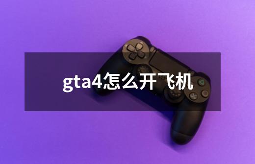 gta4怎么开飞机-第1张-游戏资讯-一震网