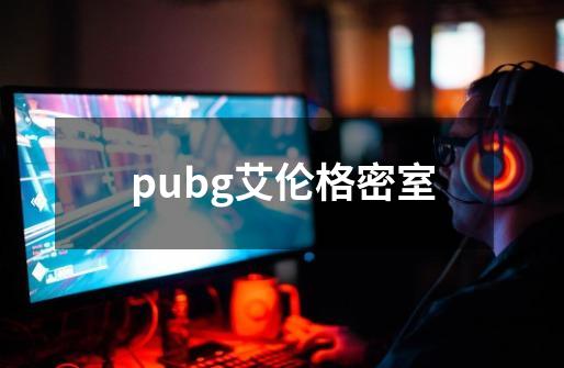 pubg艾伦格密室-第1张-游戏资讯-一震网