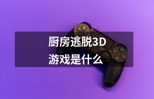 厨房逃脱3D游戏是什么-第1张-游戏资讯-一震网