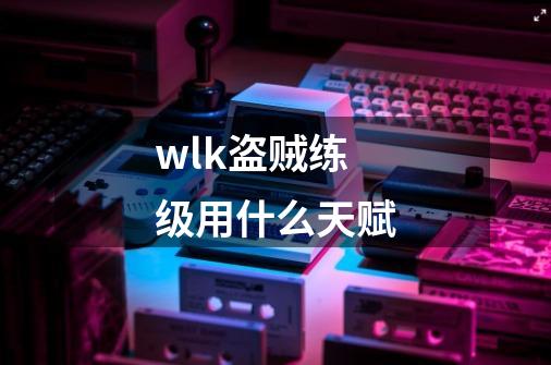 wlk盗贼练级用什么天赋-第1张-游戏资讯-一震网