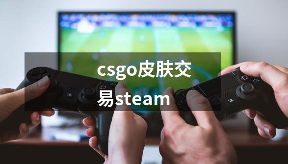 csgo皮肤交易steam-第1张-游戏资讯-一震网