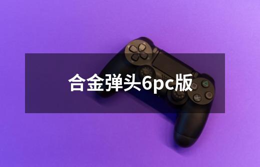 合金弹头6pc版-第1张-游戏资讯-一震网