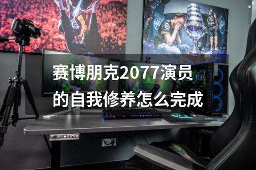 赛博朋克2077演员的自我修养怎么完成-第1张-游戏资讯-一震网