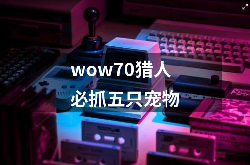 wow70猎人必抓五只宠物-第1张-游戏资讯-一震网